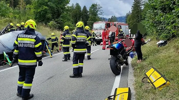 Unfall bei Bad Aussee