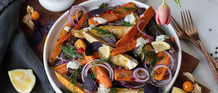 Karotten Süßkartoffel Salat von cookingCatrin
