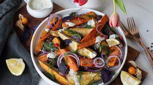 Karotten Süßkartoffel Salat von cookingCatrin