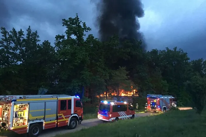 Eine dicke, schwarze Rauchsäule über den Murauen in Graz sorgte Sonntagabend für viel Aufsehen.