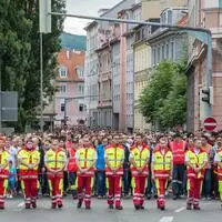 Der stille Trauermarsch nach der Amokfahrt in Graz.