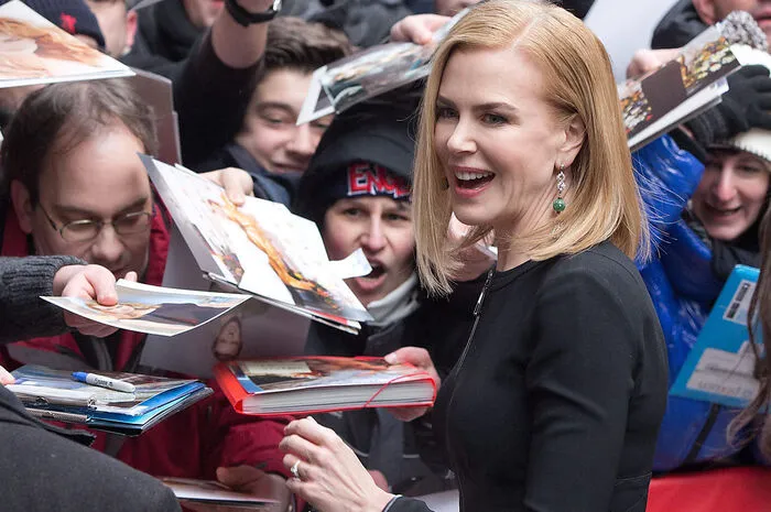 Auch das frühere Liebespaar Nicole Kidman...
