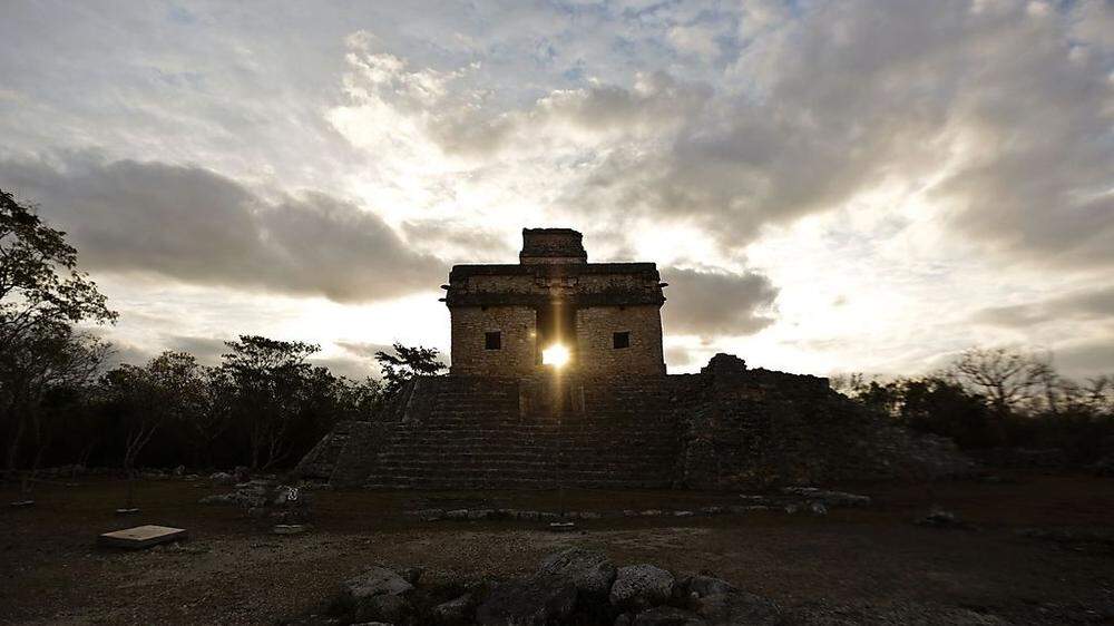 Maya-Ruinen in Dzibilchaltun, Mexiko
