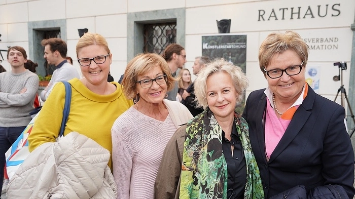 Julia Schuster, Gretl Miklautz, Angelica Ladurner und Erika Schuster