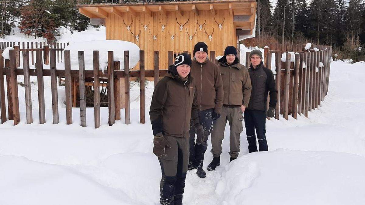 Teilnehmer des Jagdkurses in Bad Mitterndorf