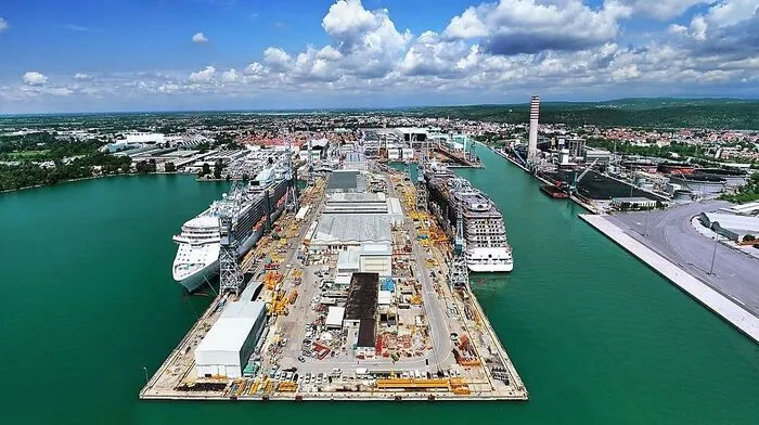 Fincantieri hat in Italien Werften in Monfalcone (Bild), Marghera, Ancona und Genua
