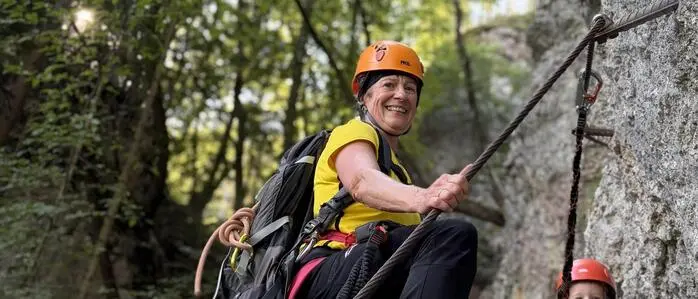Die Freude an der Bewegung will Doris Eisner Kindern und Jugendlichen weitergeben