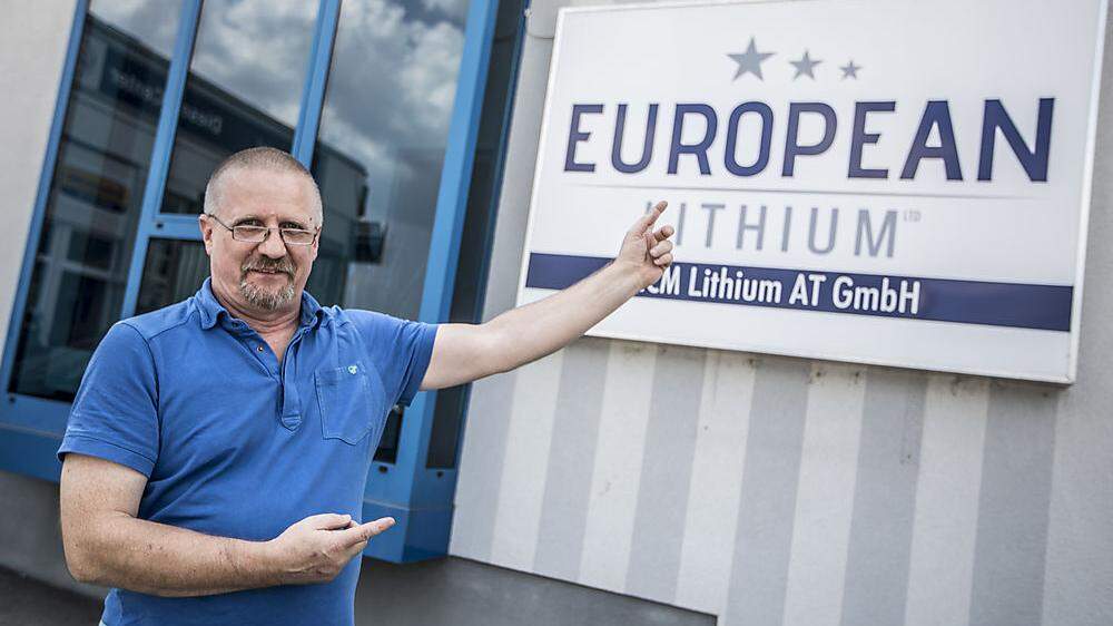 Dietrich Wanke, CEO der European Lithium Wolfsberg 