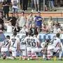 WOLFSBERG,AUSTRIA,29.JUL.23 - SOCCER - ADMIRAL Bundesliga, Wolfsberger AC vs FC Blau Weiss Linz. Image shows Simon Piesinger, Pascal Mueller, Konstantin Kerschbaumer, Dominik Baumgartner, Thomas Sabitzer, Scott Fitzgerald Kennedy and Augustine Boakye (WAC).
Photo: GEPA pictures/ Wolfgang Grebien