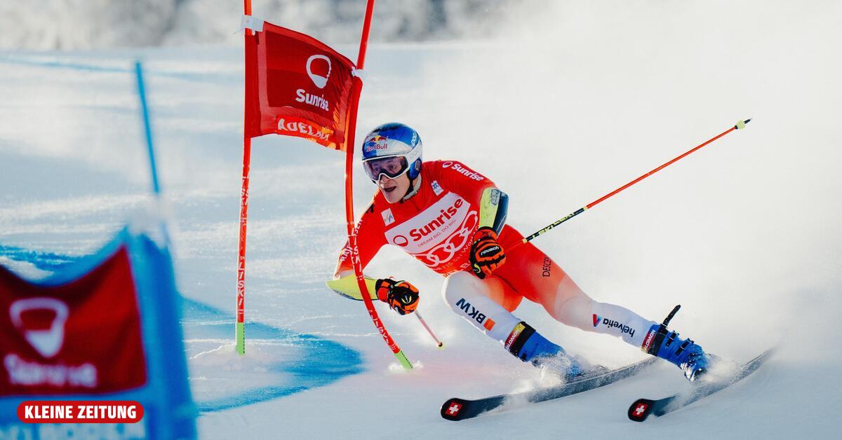 Swiss double victory! Marco Odermatt wins ahead of Loic Meillard