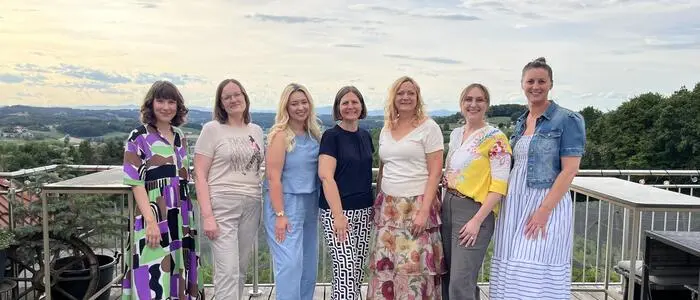Katrin Fischer (Felin), Sonja Fink (Gemeinde Gnas), Expertinnen Clara Bacher, Gudrun Gruber, Silvia Reindl, Isabella Keilani und Gleichstellungsmanagerin Bettina Taucher