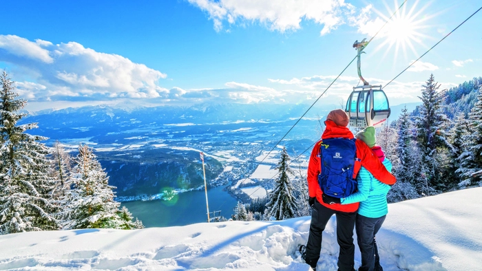 Die Gerlitzen ist ein idealer Ausgangspunkt für herrliche Winter- und Schneeschuhwanderungen
