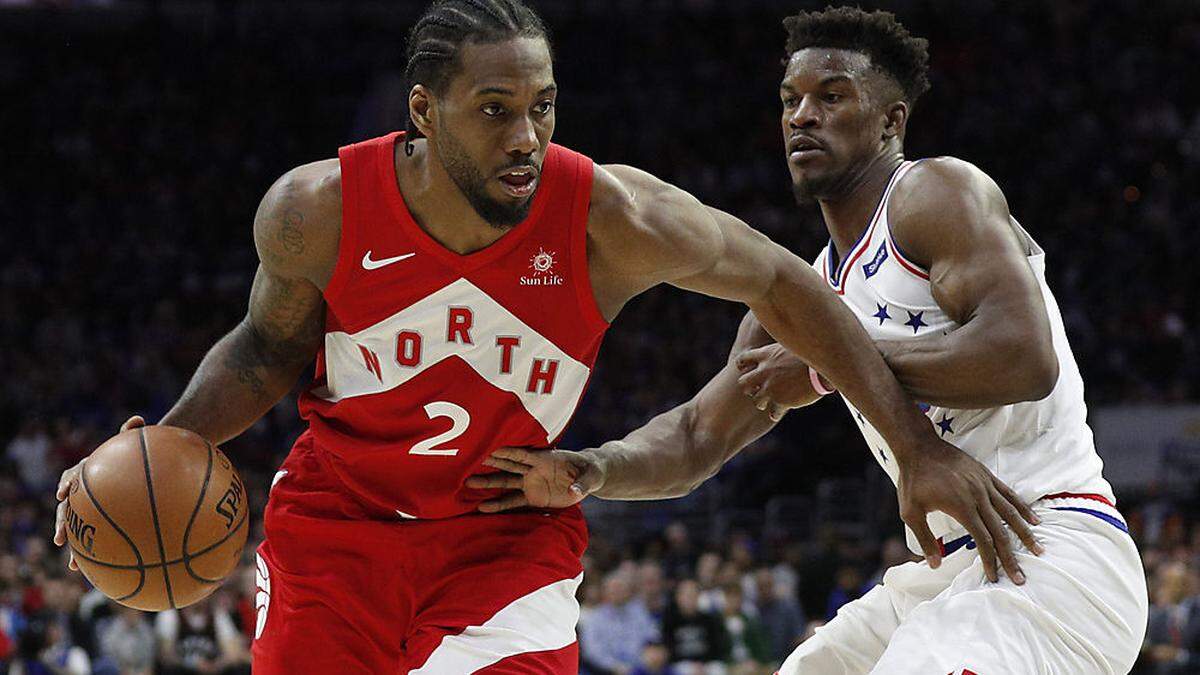 Toronto Kawhi Leonard (links) erzielte 39 Punkte