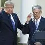 US-Präsident Donald Trump und Fed-Chef Jerome Powell im November 2017 