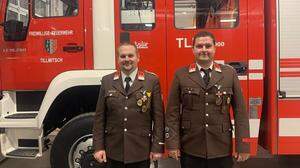 2022 ist großes Wahljahr bei den steirischen Feuerwehren. HBI Robert Löffler und OBI Nico Martschinko übernahmen bereits das Kommando bei der FF Tilmitsch 