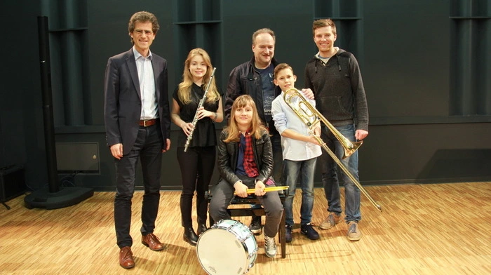 Strahlende Gesichter an der Musikschule Gleisdorf.