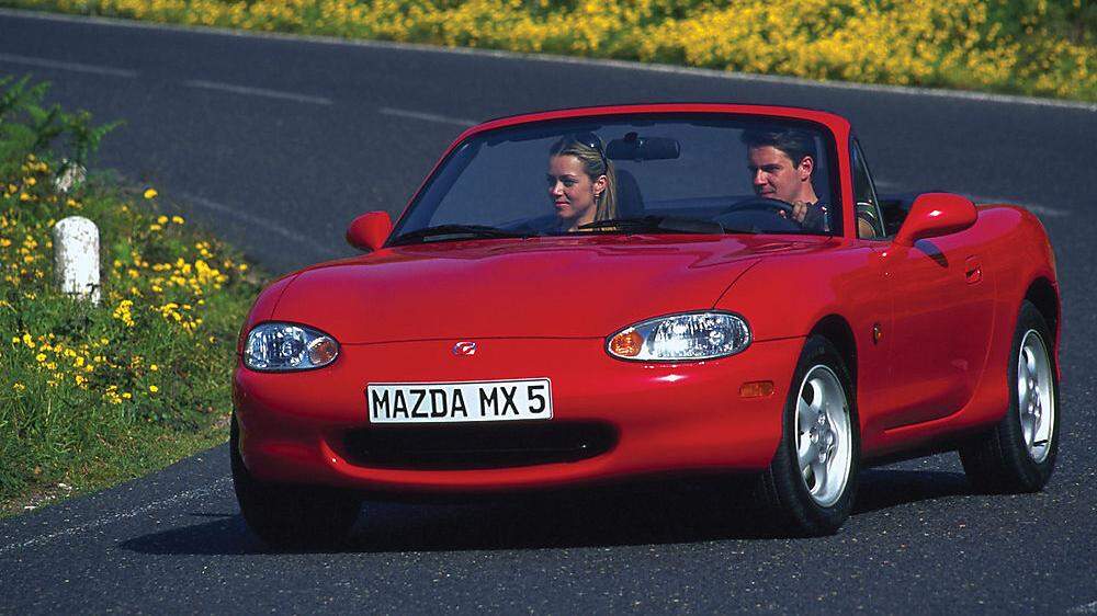 1998 bis 2005: die zweite Generation des Mazda MX-5 