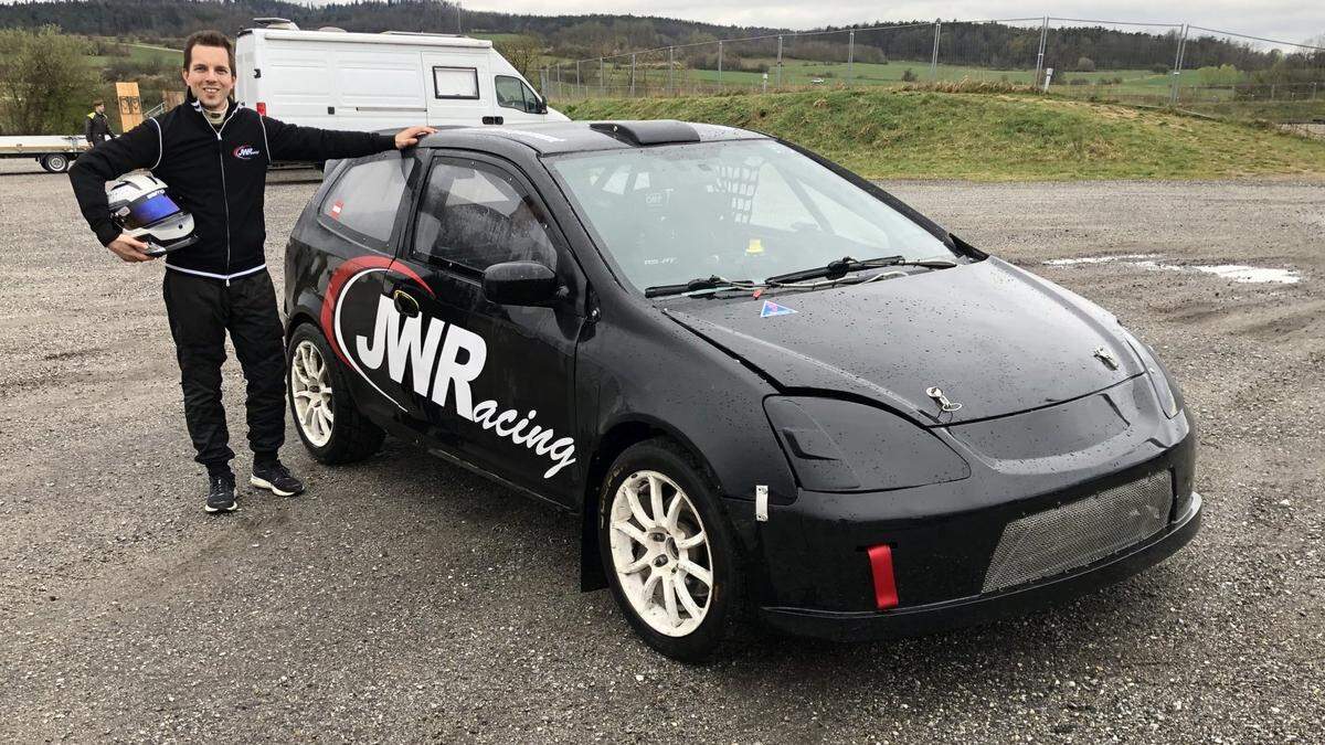 Keke Platzer (Team JWRacing) bestreitet die Rallycross-Staatsmeisterschaft mit einem Honda Civic Type R