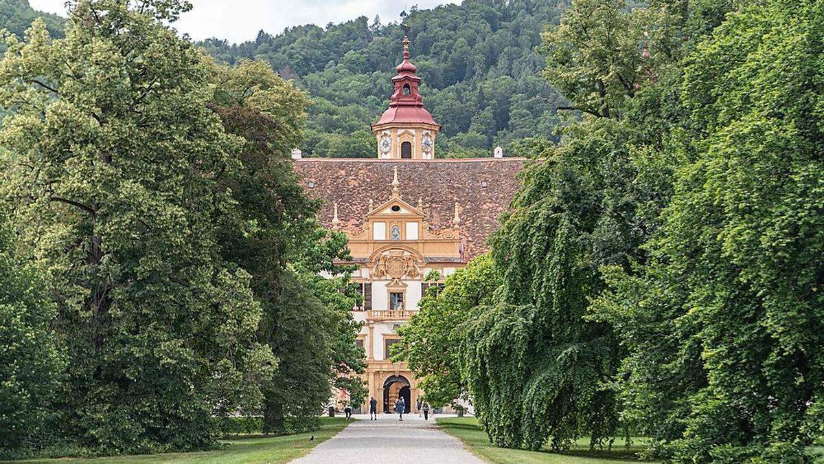 Auch Schloss und Park Eggenberg werden mit Geldern aus der Landesabgabe in Schuss gehalten