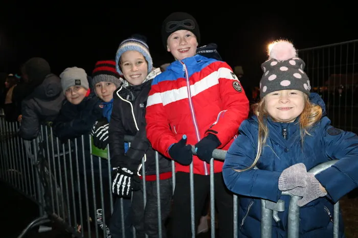 Für die jungen Zuseher gab es einen eigenen Bereich und Geschenke vom Nikolaus.