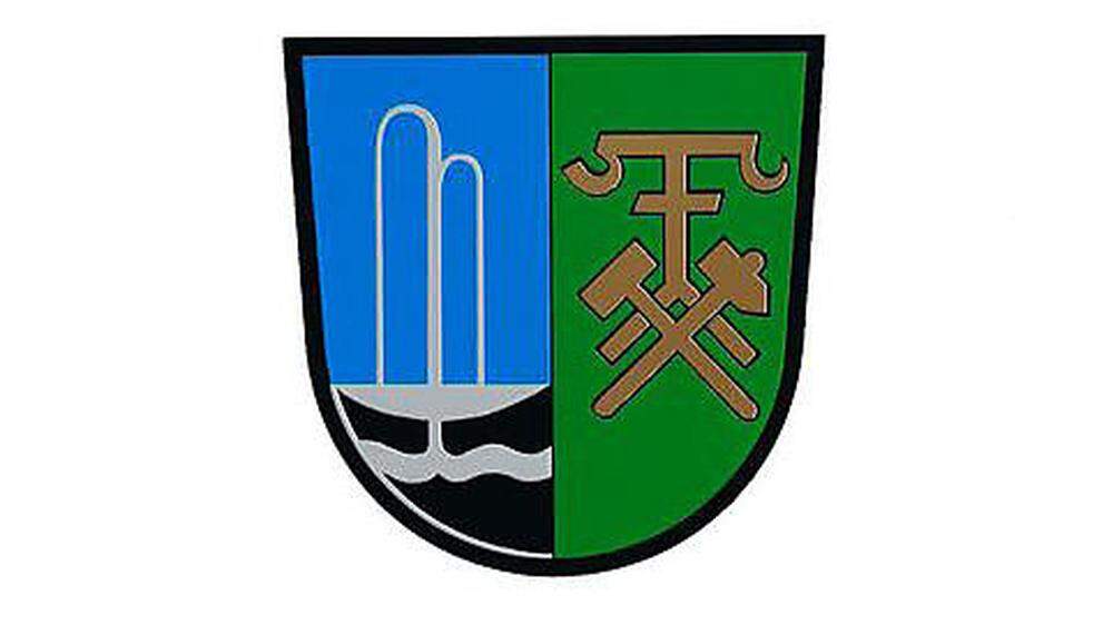 Das Wappen der Gemeinde Bad Bleiberg