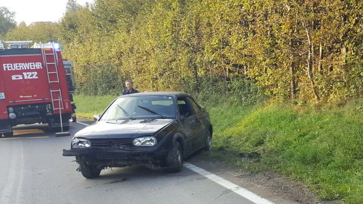 In Rosental kam ein Fahrzeug von der Fahrbahn ab