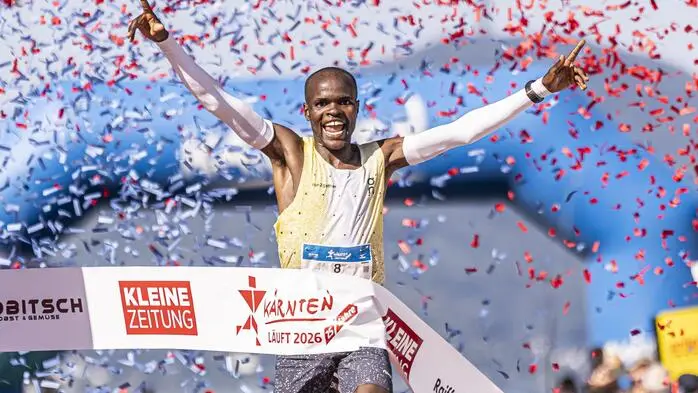 Raymond Cheruiyot triumphierte bei der Jubiläums-Ausgabe von Kärnten Läuft