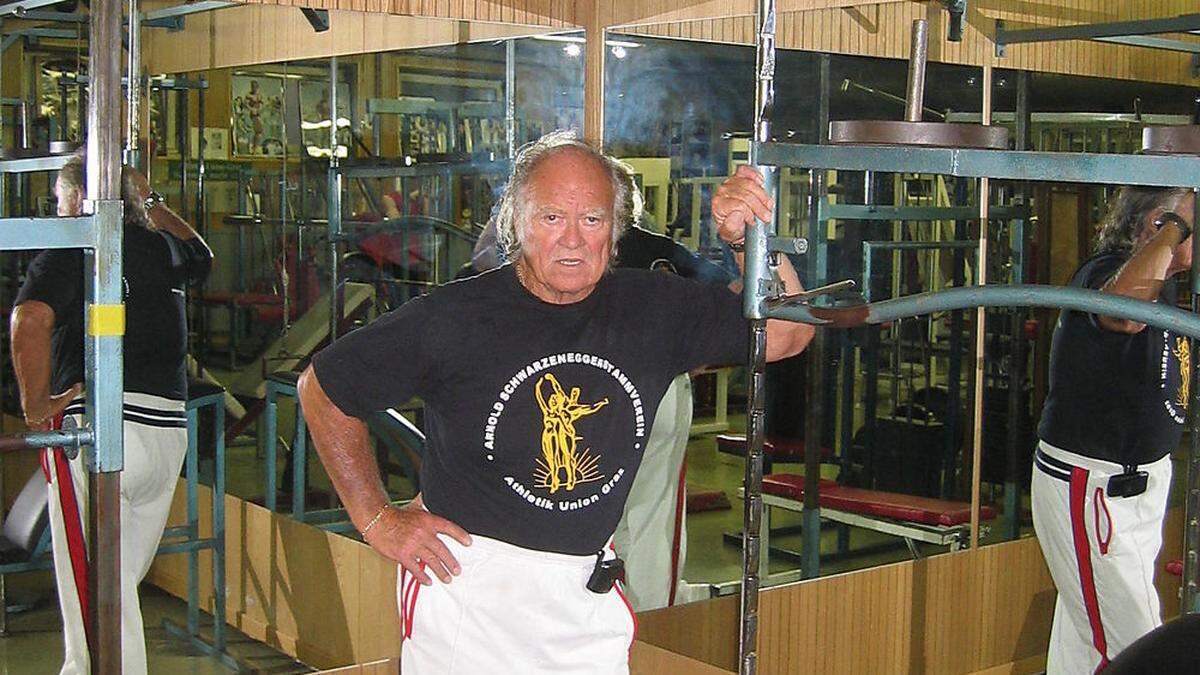 Kurt Marnul lässte Arnies Fitnessgeräte zugunsten der Special Olympics versteigern