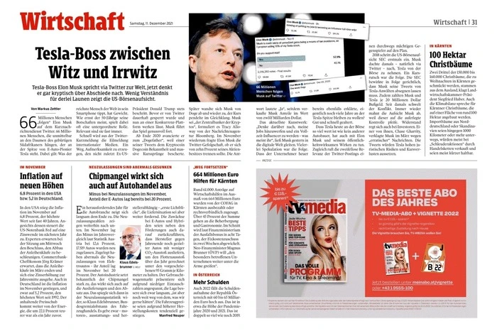 Themenplatzierung "Wirtschaft"