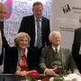 Auf Einladung von Bürgermeisterin Maria-Luise Mathiaschitz wurde über Klagenfurts zweisprachiges Erbe diskutiert