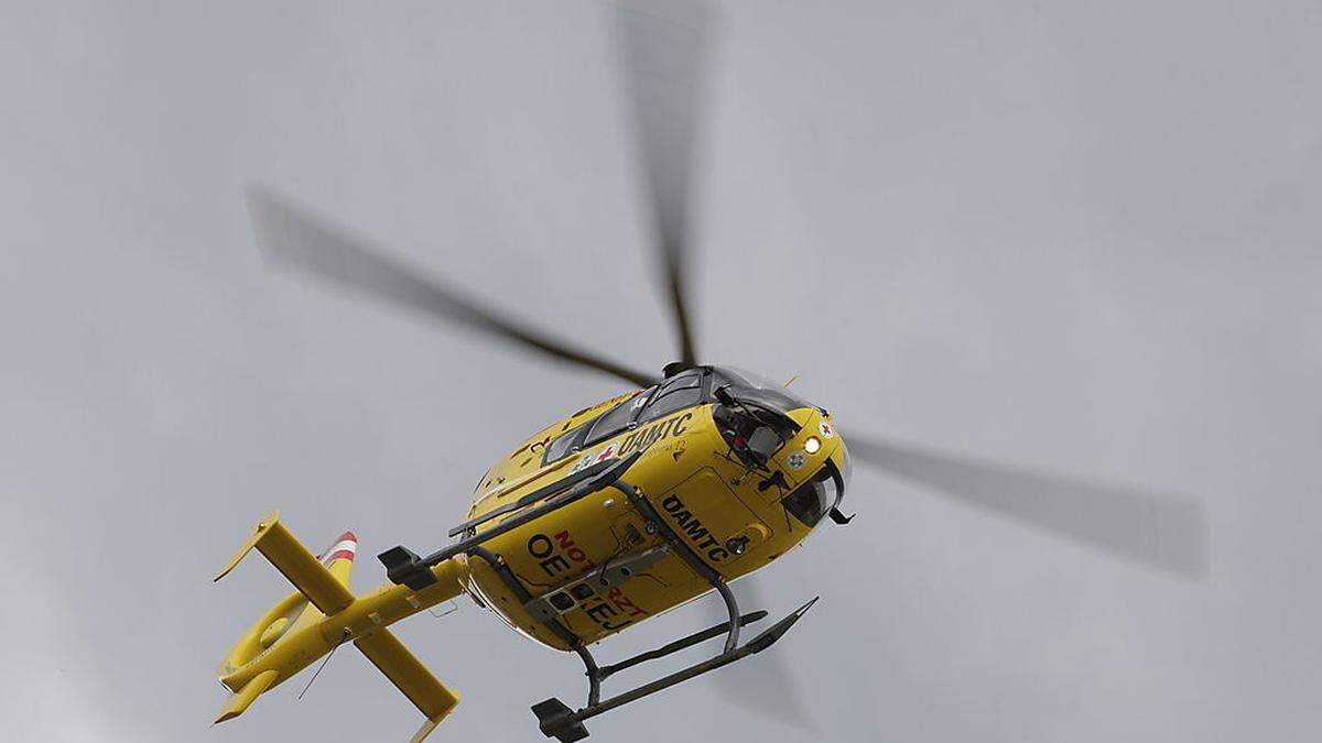 Der Rettungshubschrauber war im Einsatz