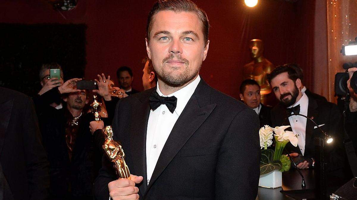 Leonardo DiCaprio auf der Oscar-Party 