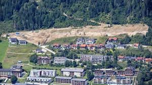 Die gerodete Fläche auf dem Sonnenhang in Schladming
