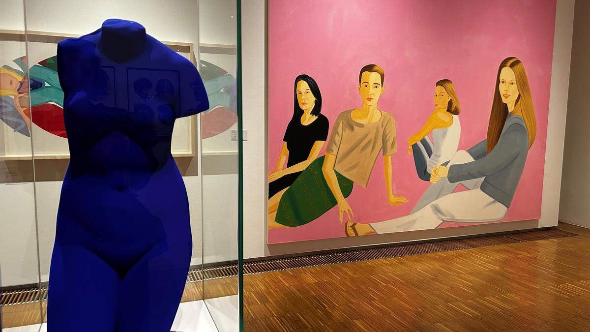 Yves Klein trifft auf Alex Katz in der Ausstellung „Show“ in der Neuen Galerie 