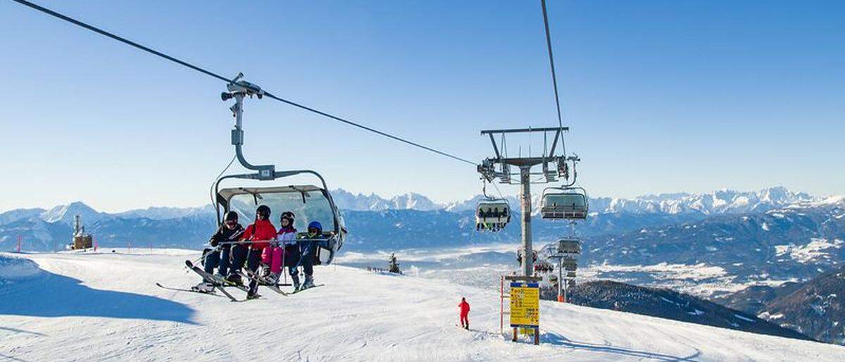 Skifahren in Kärnten soll leistbar bleiben, wie hier auf der Gerlitzen