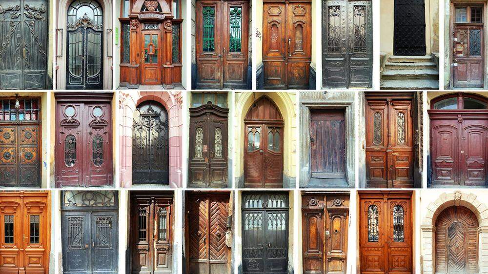 Die dekorativen Details historischer Türen sind besondere Beispiele der Handwerkskunst. Ihre Erhaltung trägt einen wesentlichen Teil zum historischen Stadtbild bei