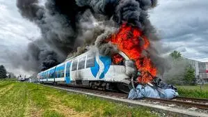 Im Mai kam es in Wollsdorf, Gemeinde St. Ruprecht an der Raab, zu einem Unfall mit einem Zug und einem Lkw