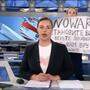 Protestaktion der TV-Redakteurin Owsjannikowa im russischen Staatsfernsehen