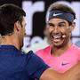 Novak Djokovic und Rafael Nadal hatten sichtlich Spaß dabei, für den guten Zweck zu sammeln