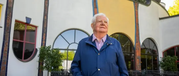 Robert Rogner und sein Meistwerk, die Rogner-Therme Bad Blumau