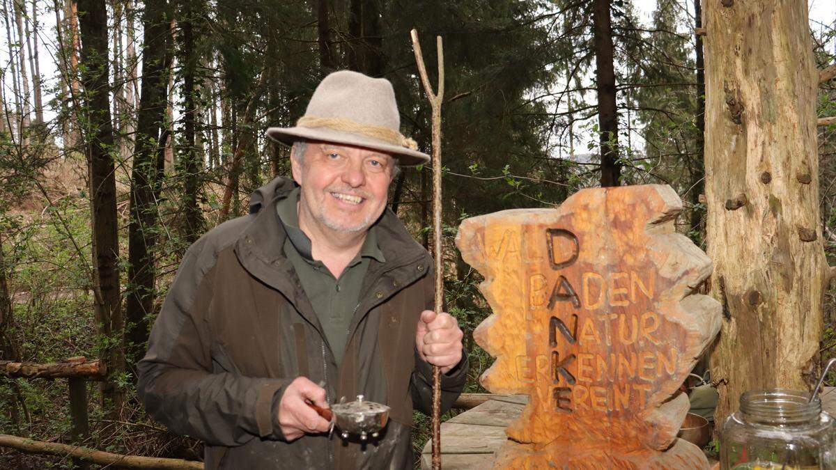 Berndi Rössl initiiert das Waldbaden in Stallhofen