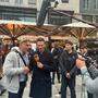 Fabian Köster beim FPÖ-Wahlkampffinale am Stephansplatz