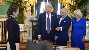 Im September 2025 empfing das Königspaar zuletzt den US-Präsidenten. Damals gab es große Proteste gegen Trump.