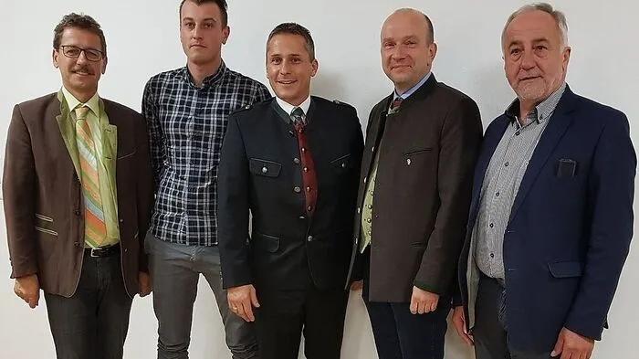Peter Plöbst, Gerald Mitterbacher, Friedrich Strahlhofer, Bruno Aschenbrenner, Hermann Hartleb
