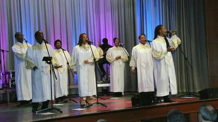 Auf ihrer Europatournee gastierten die „Original Golden Voices of Gospel“ am Donnerstag im ausverkauften Volkshaus von Bärnbach.