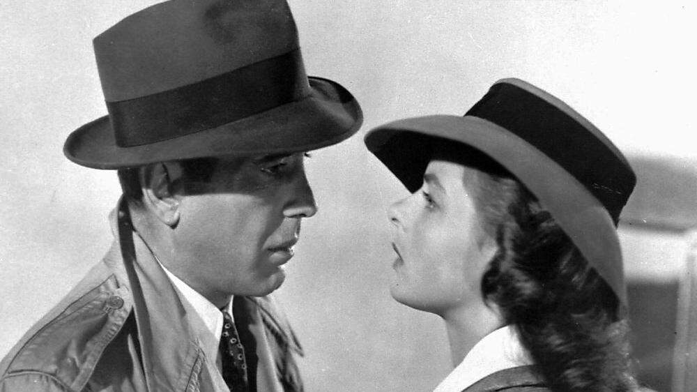 Ingrid Bergma und  Humphrey Bogart im noch immer beliebten Film-Klassiker &quot;Casablanca&quot;