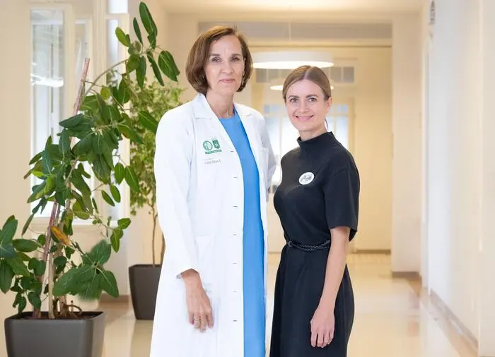 Elke Fröhlich-Reiterer (LKH-Uniklinikum Graz) und Elisabeth Renner (Moki Steiermark)
