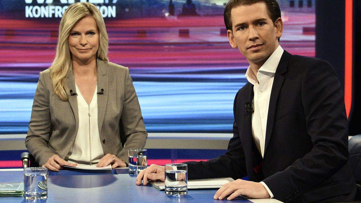 Sonntagabend wieder zu Gast bei Claudia Reiterer: Ex-Bundeskanzler Sebastian Kurz