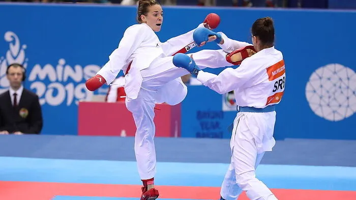 Betinna Plank im Kampf um Gold