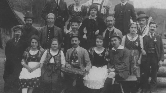 1922 präsentierte der Theaterverein das Stück "Die Lieder des Musikanten"
